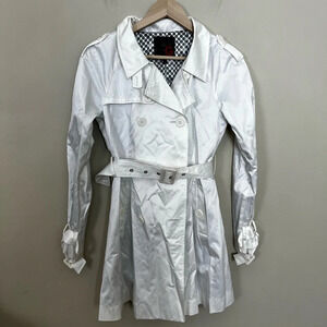 G By Guess • Shiny White Pea Coat